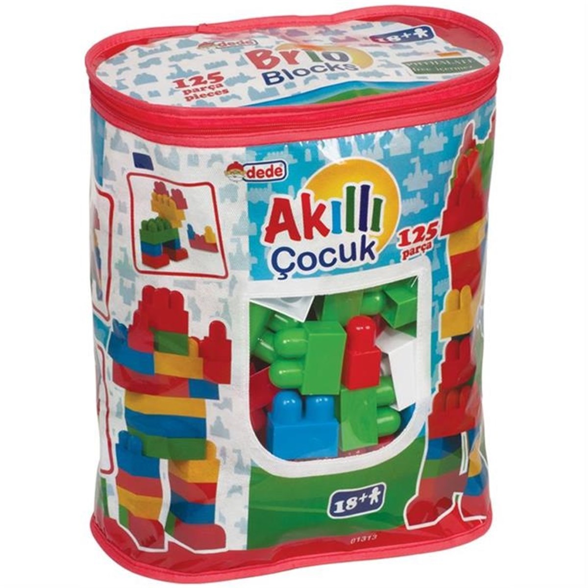Dede Akıllı Çocuk 125 Parça Lego Seti 1313