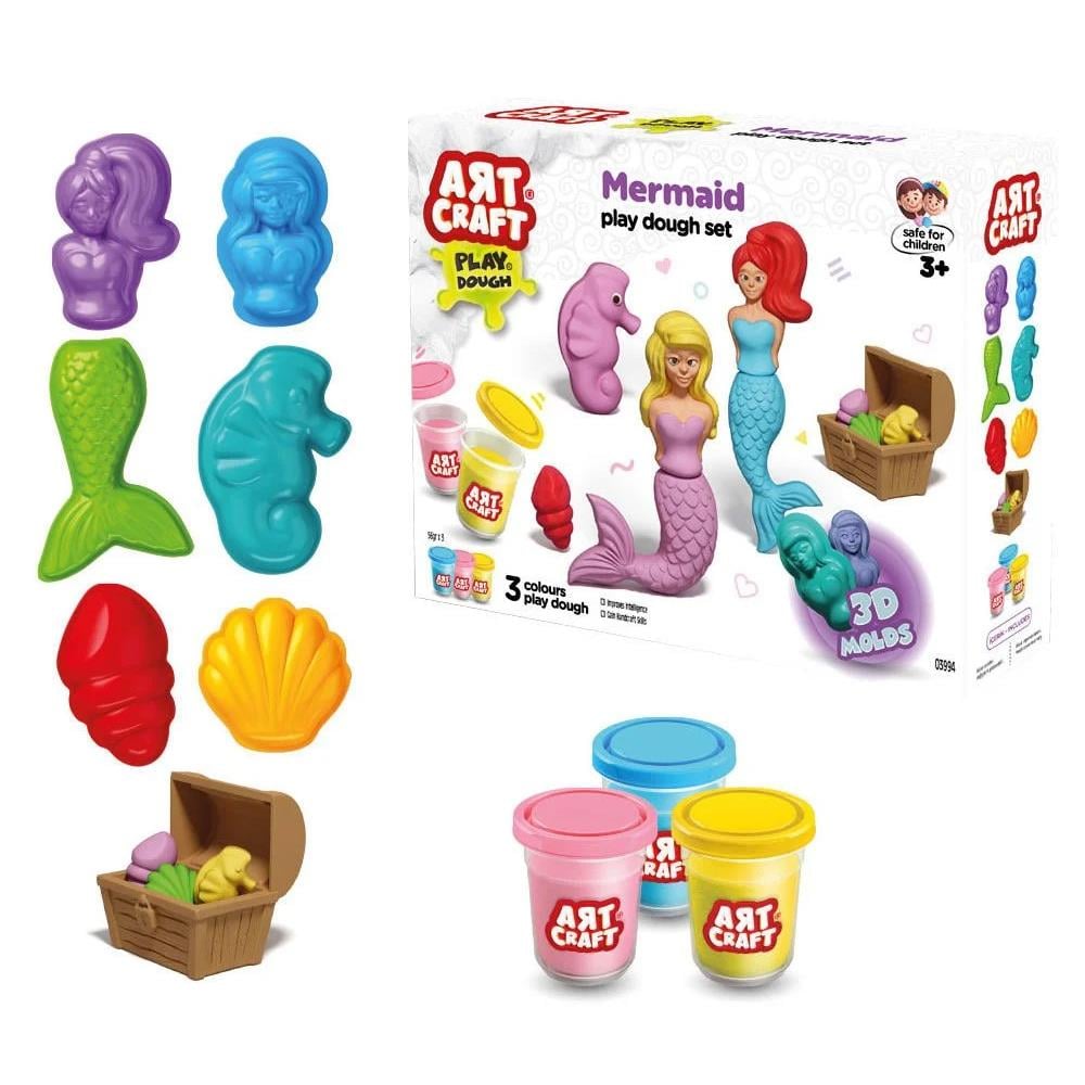Dede Oyuncak Art Craft Deniz Kızı Hamur Set 168 Gr 03994