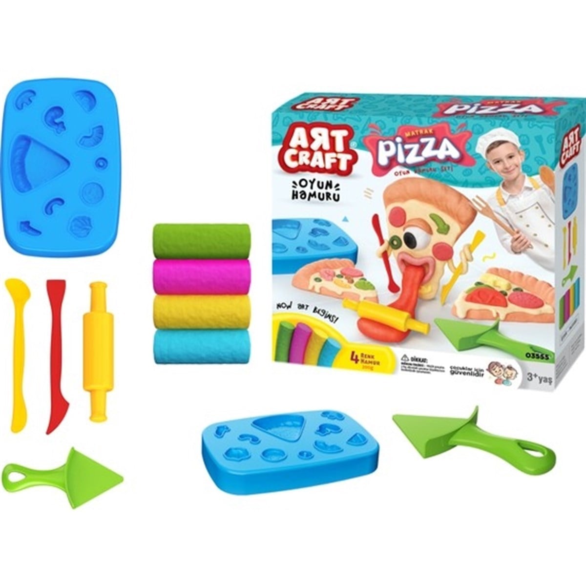Dede Oyuncak Art Craft Pizza Hamur Set 200 gr