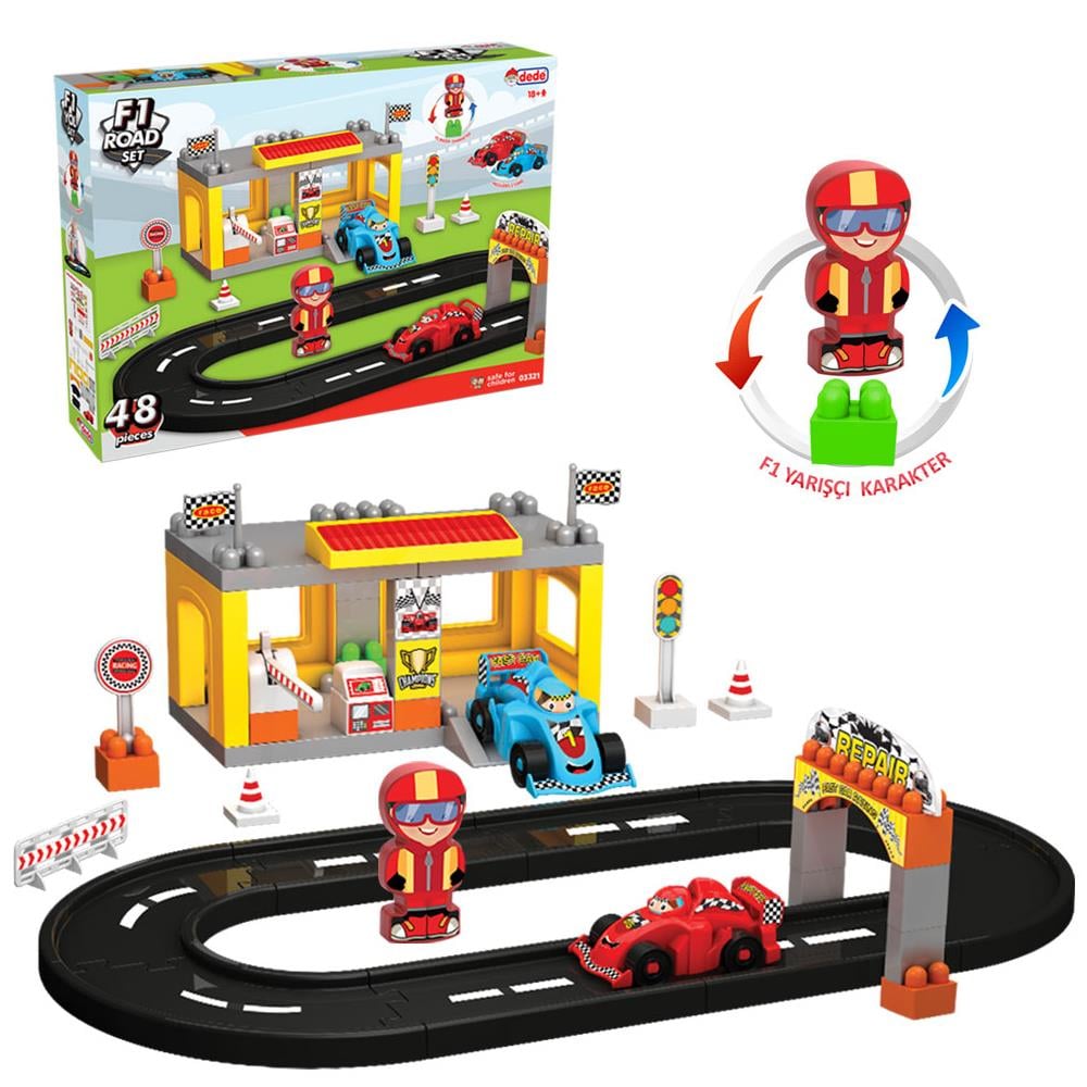 Dede Oyuncak F1 Yol Seti 46 Parça 03321