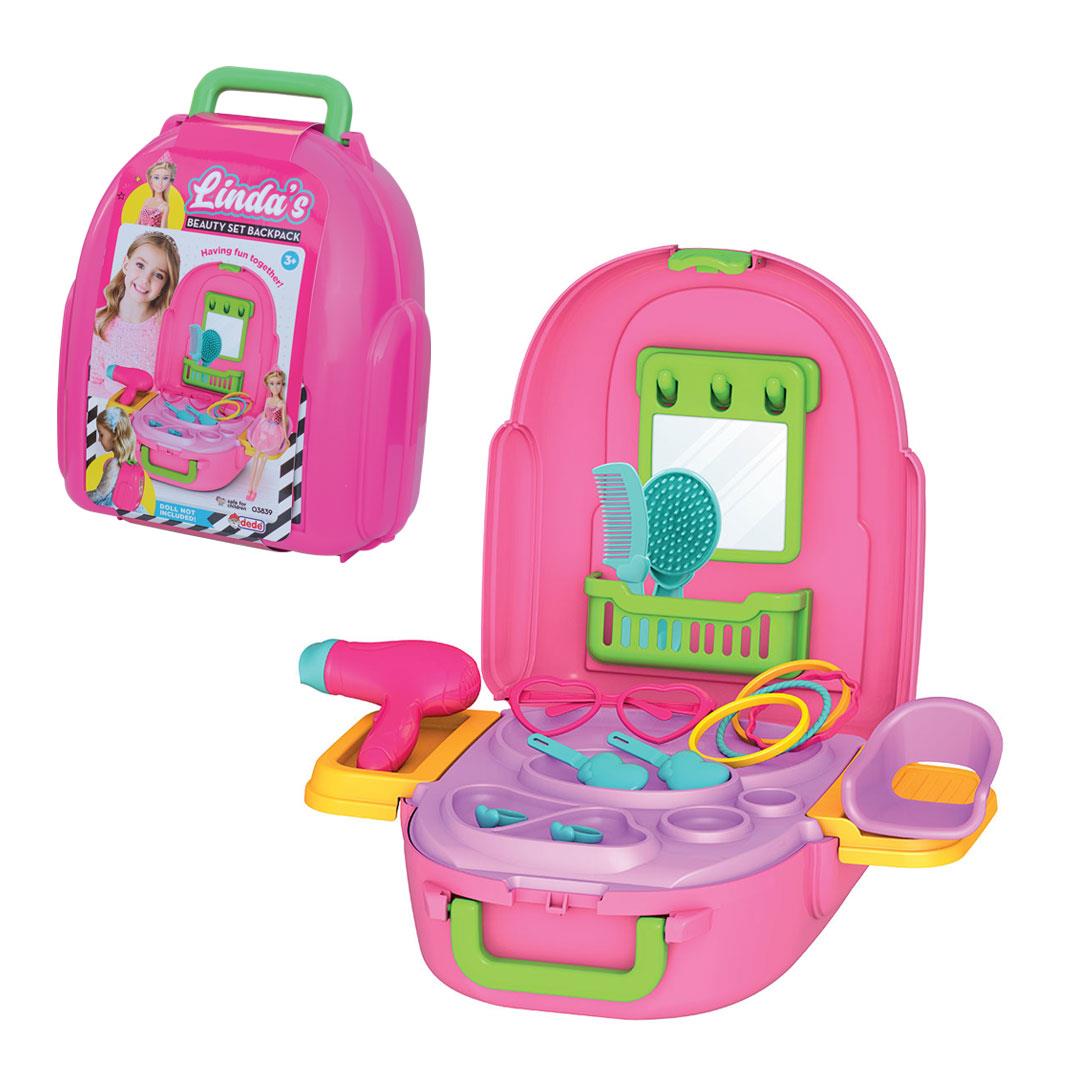 Dede Oyuncak Linda'nın Güzellik Set Sırt Çantası 03839