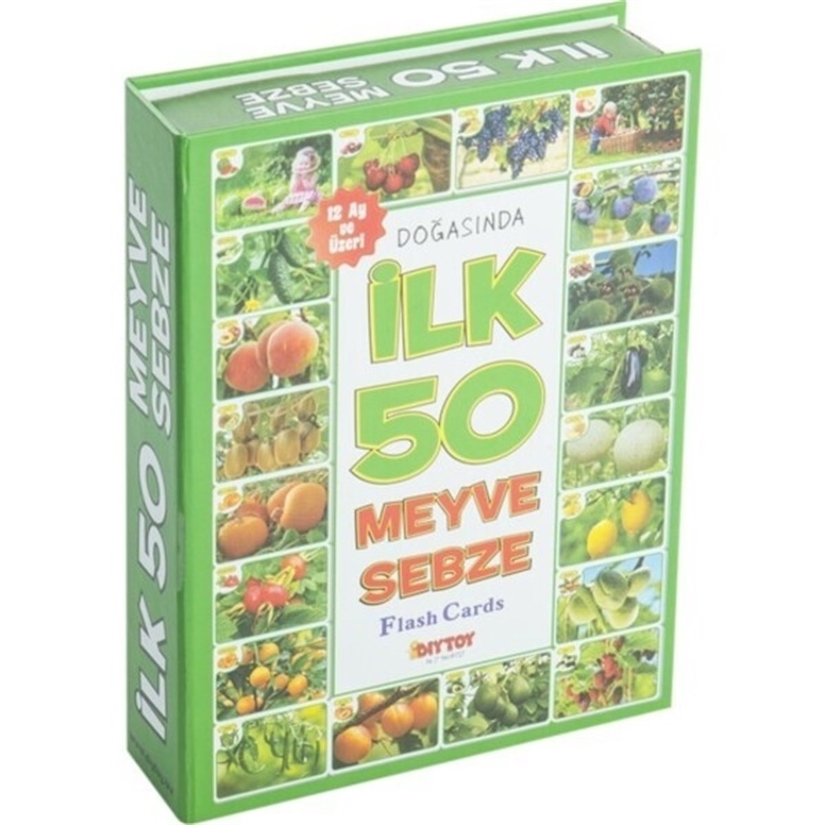 Diy Toy İlk 50 Meyve-Sebze Kartları
