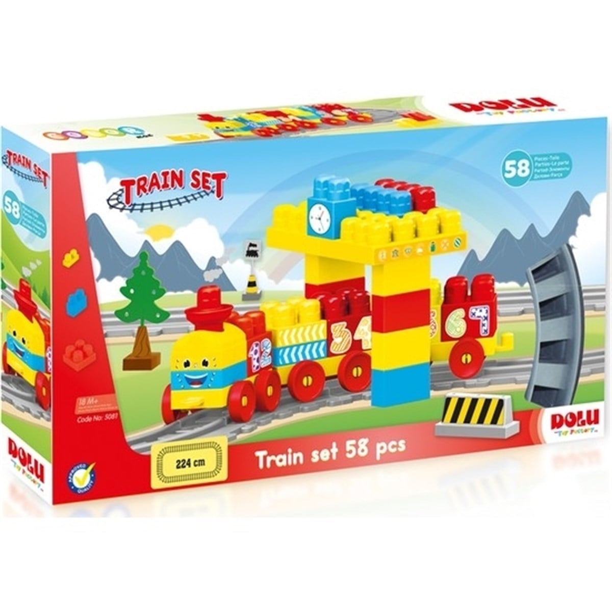 Dolu Tren Set 58 Parça 5081