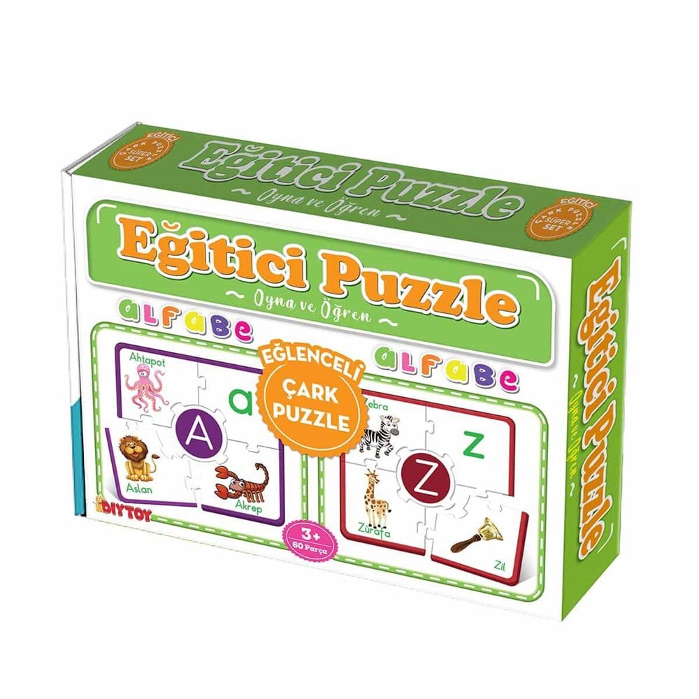Eğitici Çark Puzzle Alfabe