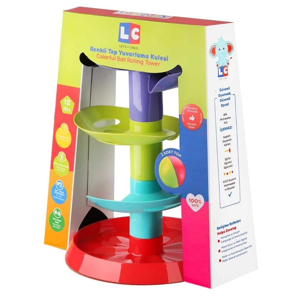 Enfal Oyuncak Lc Renkli Top Yuvarlama Kulesi LC-30956