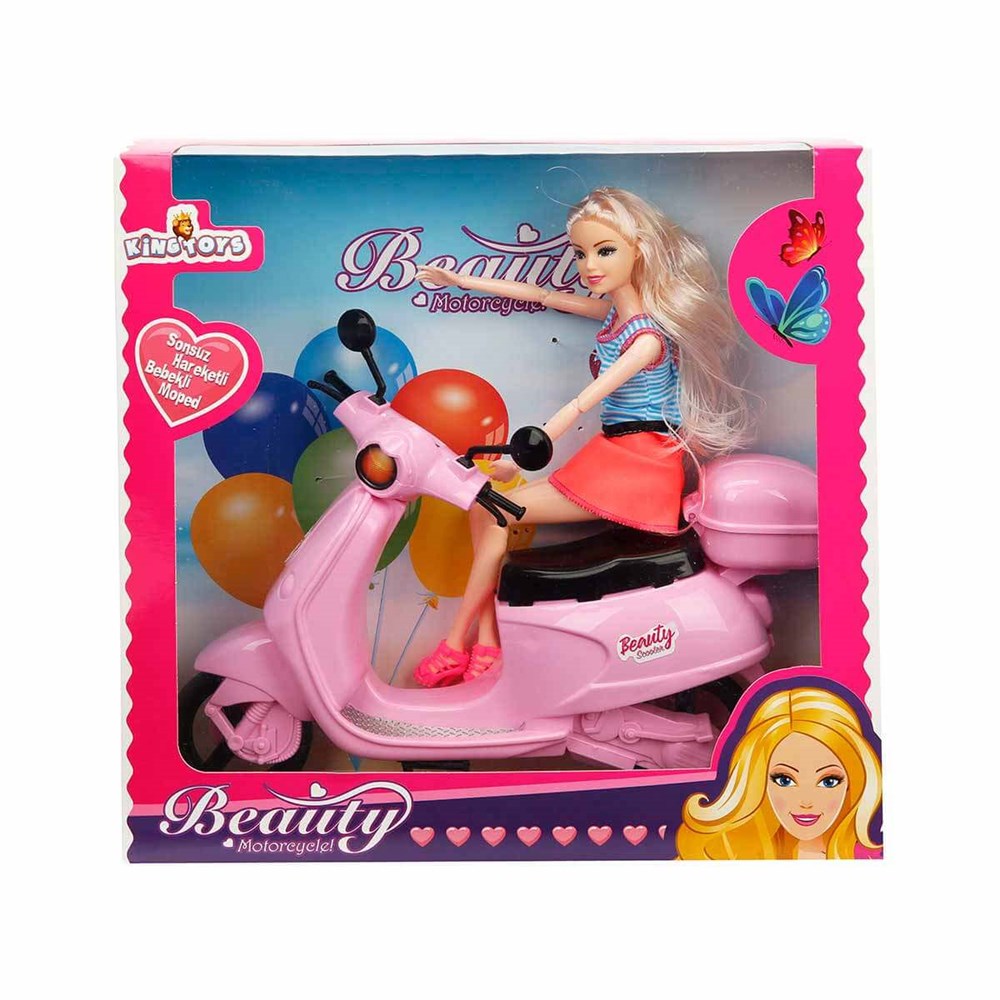 Engin Oyuncak Beauty Bebek ve Scooter BS-2020