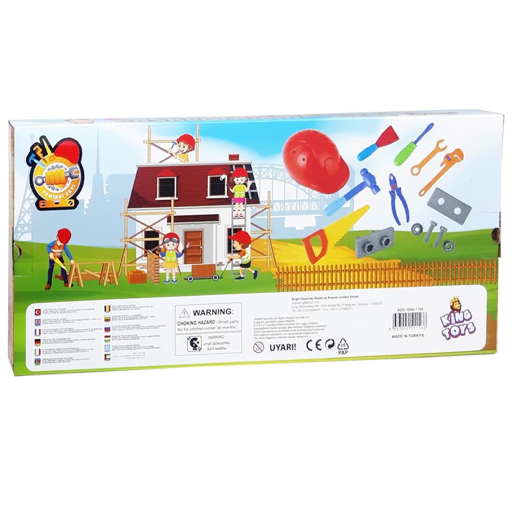 Engin Oyuncak Kasklı Tamir Takımı ENG-1156