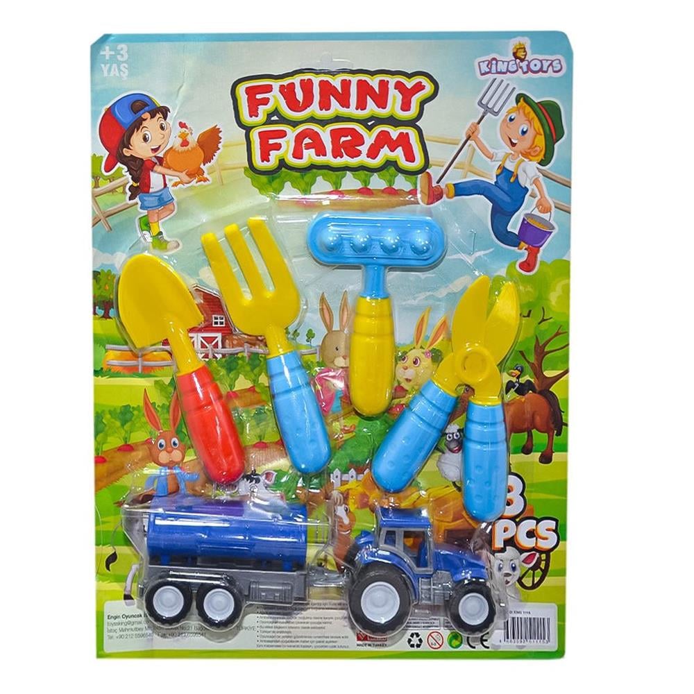 Engin Oyuncak Traktörlü Funny Farm ENG-1115