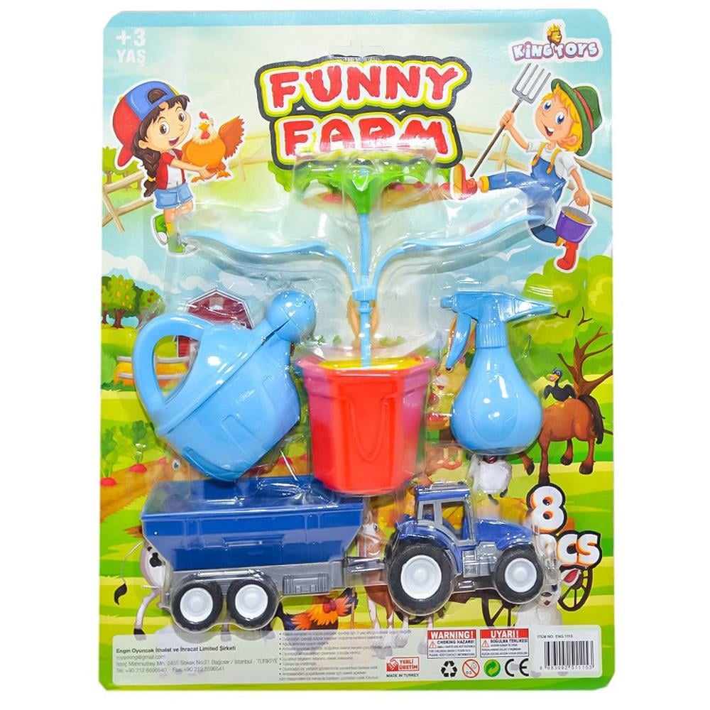 Engin Oyuncak Traktörlü Funny Farm ENG-1115