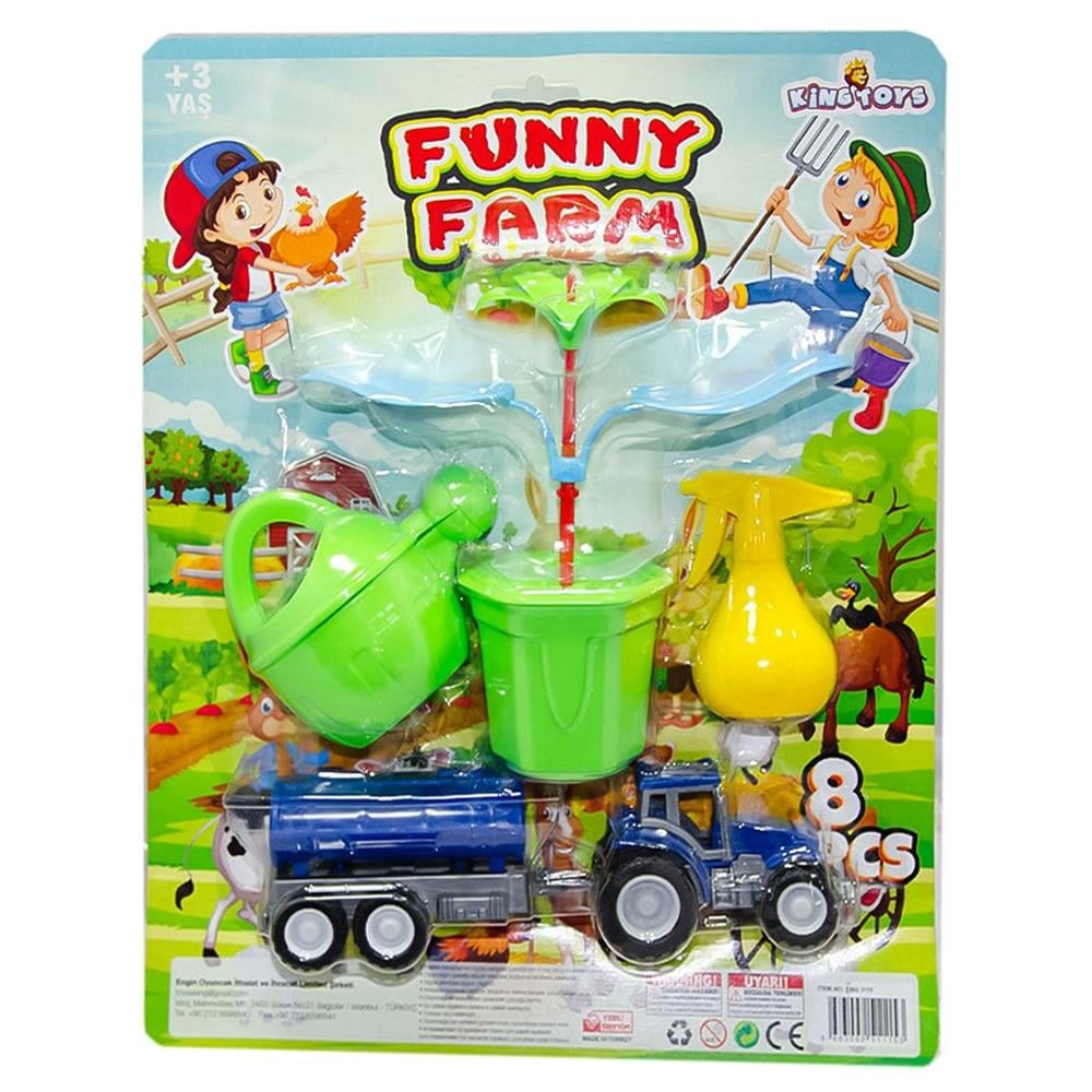 Engin Oyuncak Traktörlü Funny Farm ENG-1115