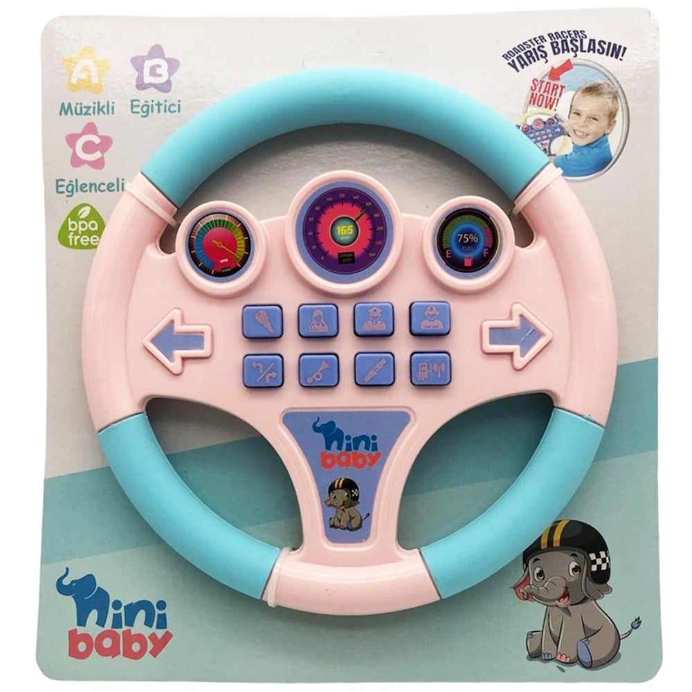 Erdem Oyuncak Mini Baby Direksiyon Eğitici Sesli Müzikli ER-103K