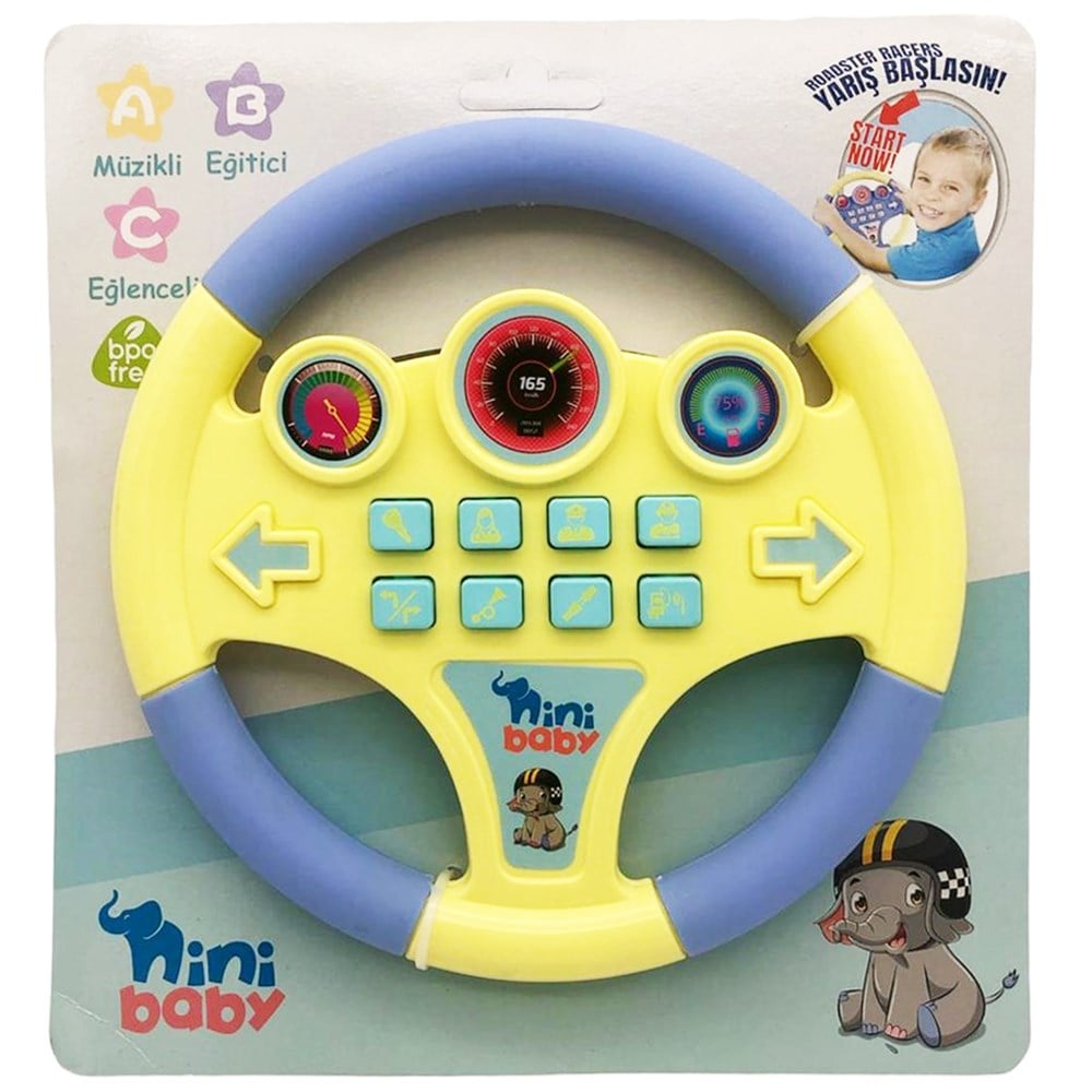 Erdem Oyuncak Mini Baby Direksiyon Eğitici Sesli Müzikli ER-103K