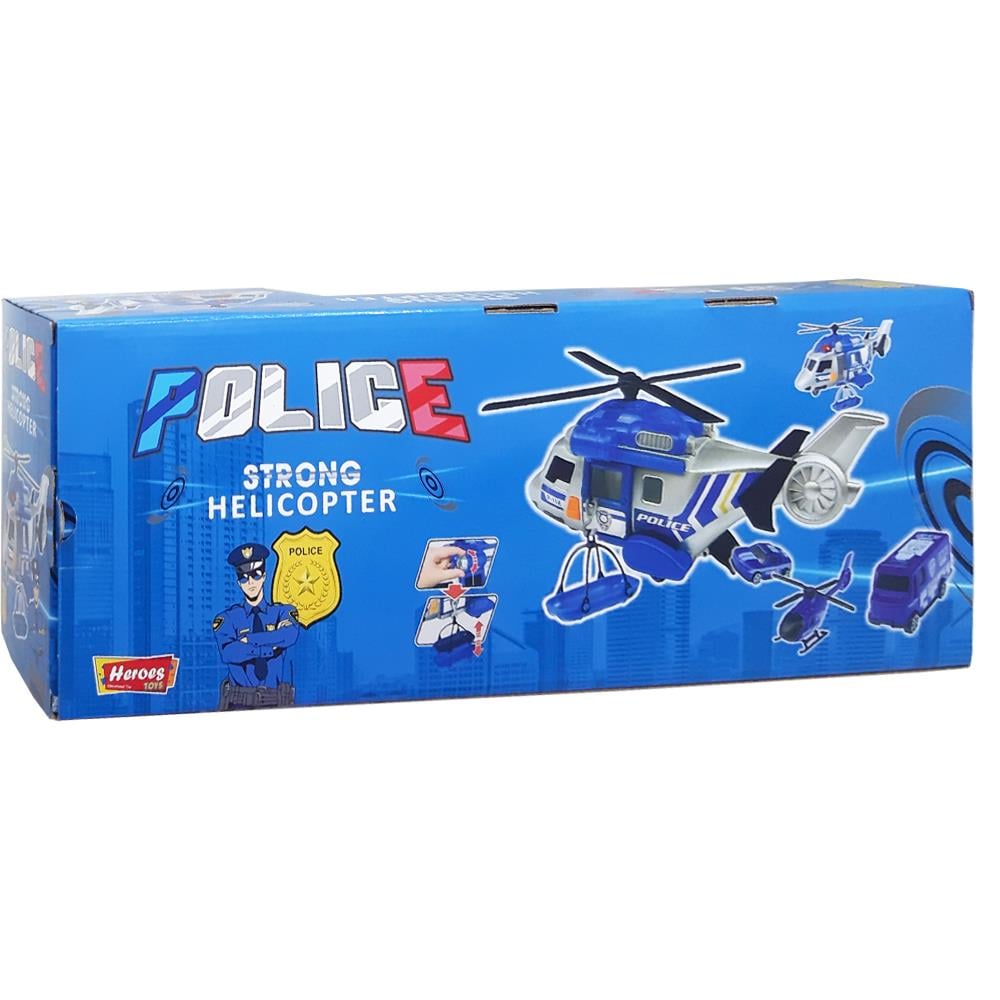 Eren Oyuncak Heroes Helikopter Polis Seti Arabalı ERN-2003