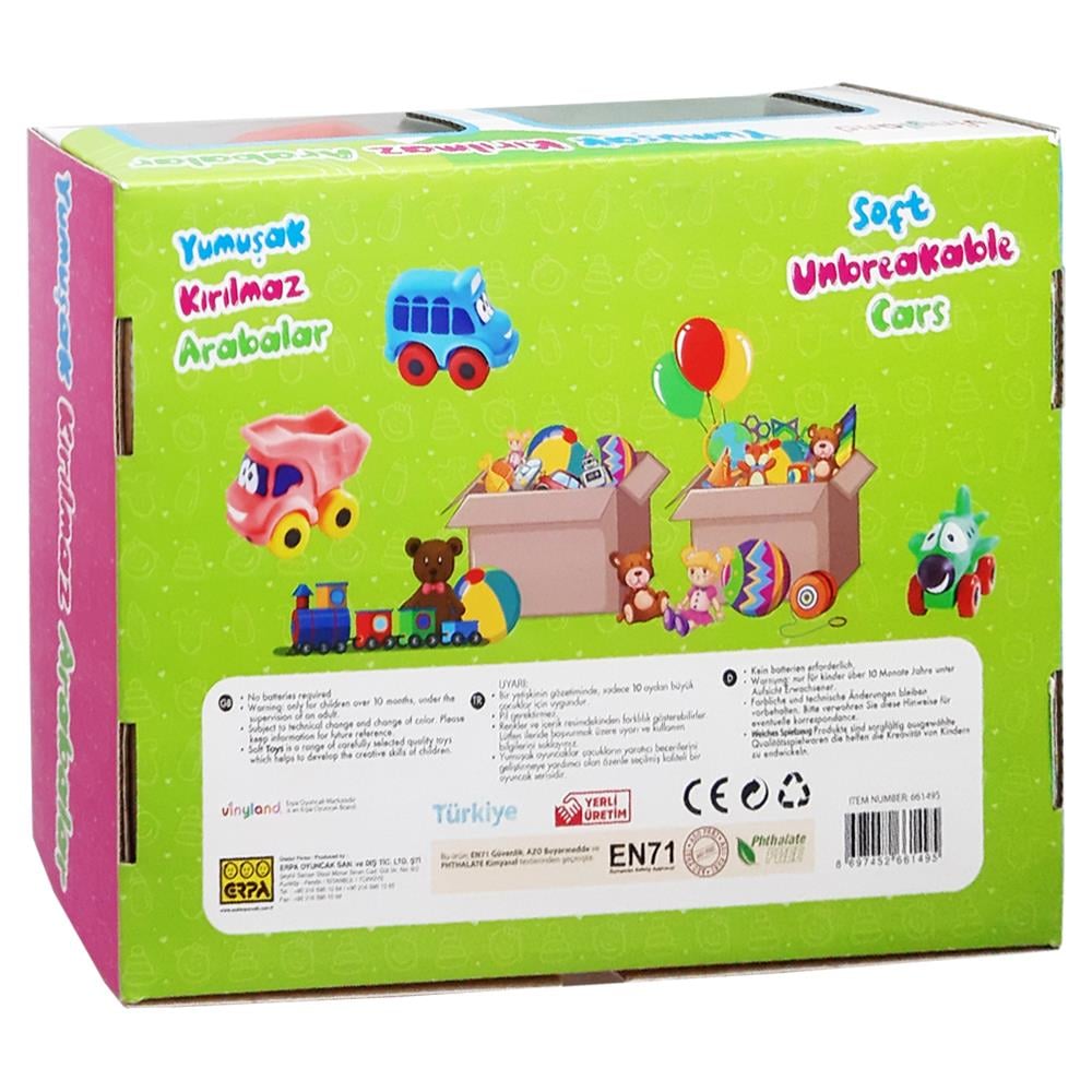 Erpa Oyuncak Yumuşak Tonton Arabala 3 Lü 661495