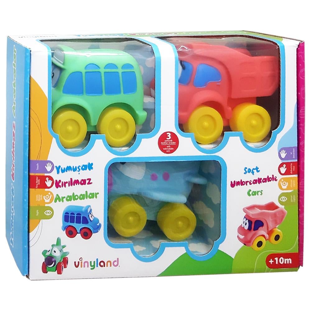Erpa Oyuncak Yumuşak Tonton Arabala 3 Lü 661495
