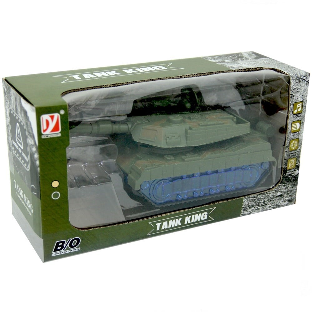 Tank King Pilli Işıklı Sesli