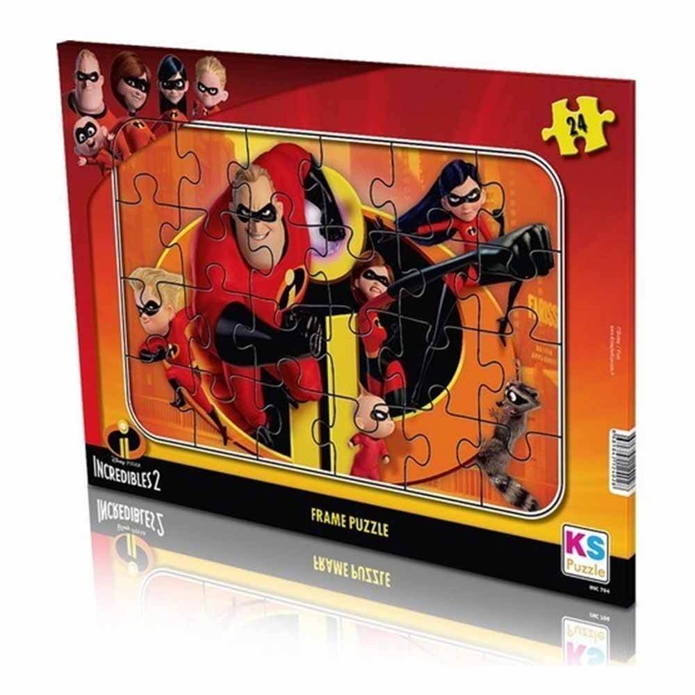 Frame Puzzle Incredibles 24 Parça