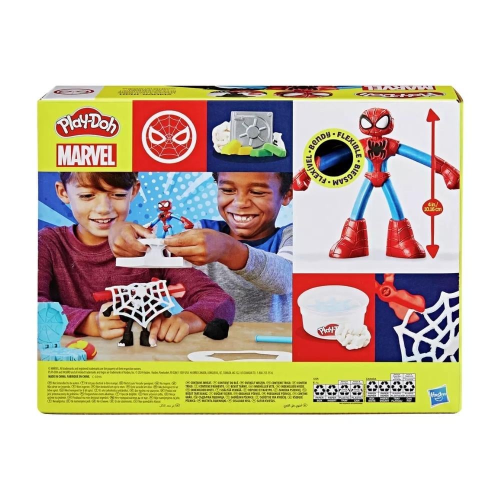 F9827 PLAY-DOH SPIDERMAN LAUNCH AND SLICE BATTLE OYUN SETI