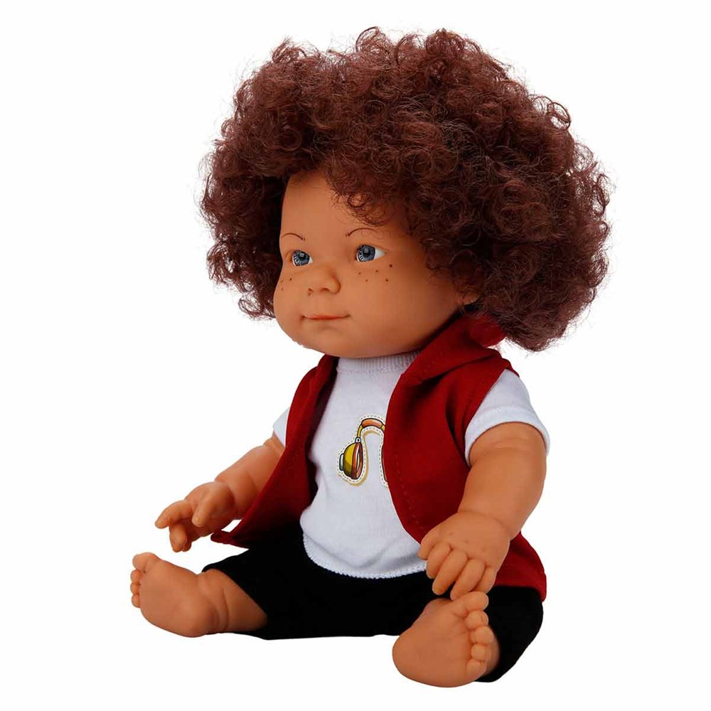 Kıvırcık Saçlı Curly Bebek 35 cm