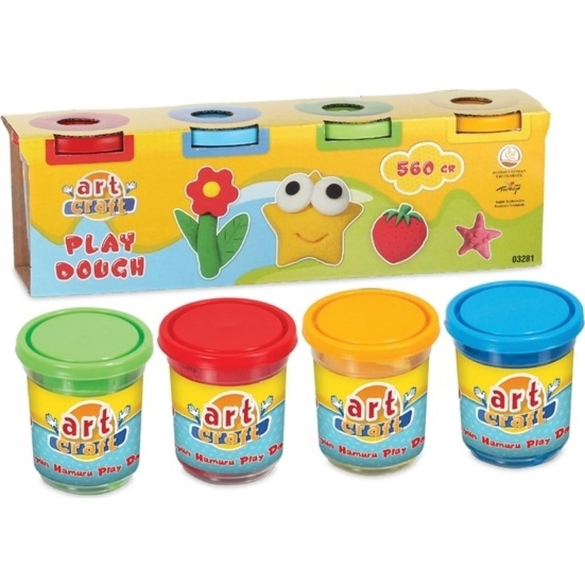 Fen Toys  4'lü Oyun Hamuru 560 gr