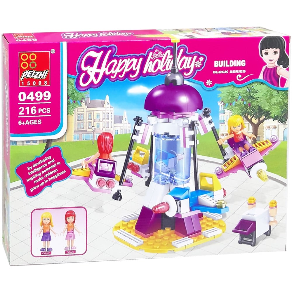 Figürlü Dönme Dolap Blok Seti 216 Parça 6+ 0499