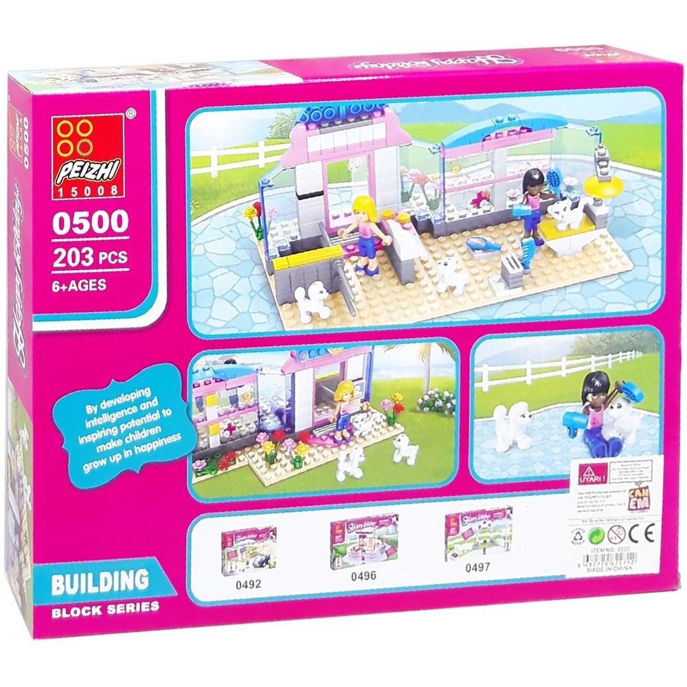 Figürlü Ev Blok Seti 203 Parça 6+ 0500