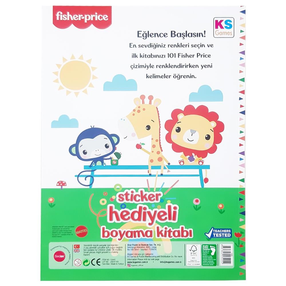 Fisher Price 101 İlk Çizimlerim Türkçe FP 13445