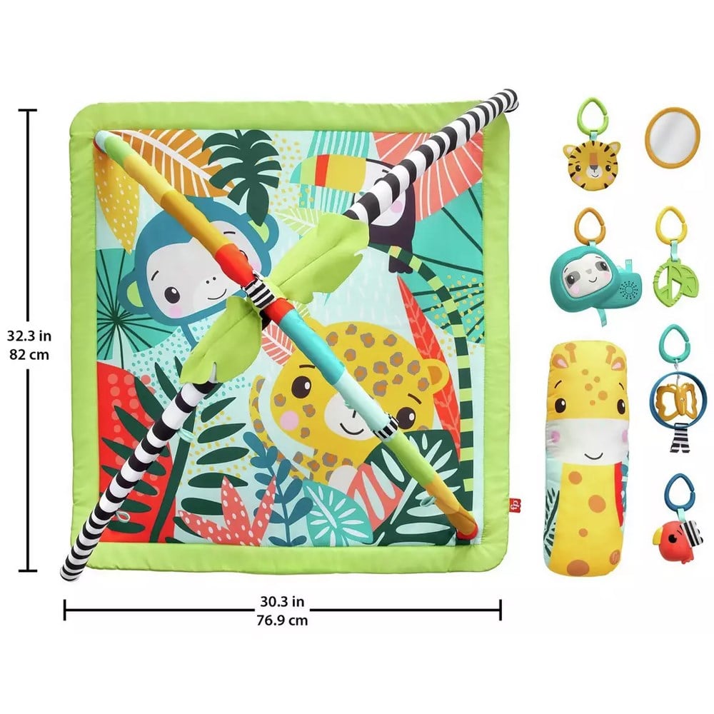 Fisher Price 3ü 1 Arada Yağmur Ormanı Jimnastik Merkezi HJW08