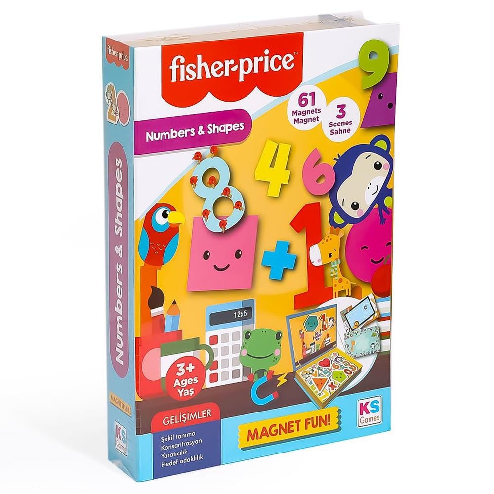 Fisher Price Baby Puzzle Numbers Shapes FP 13411