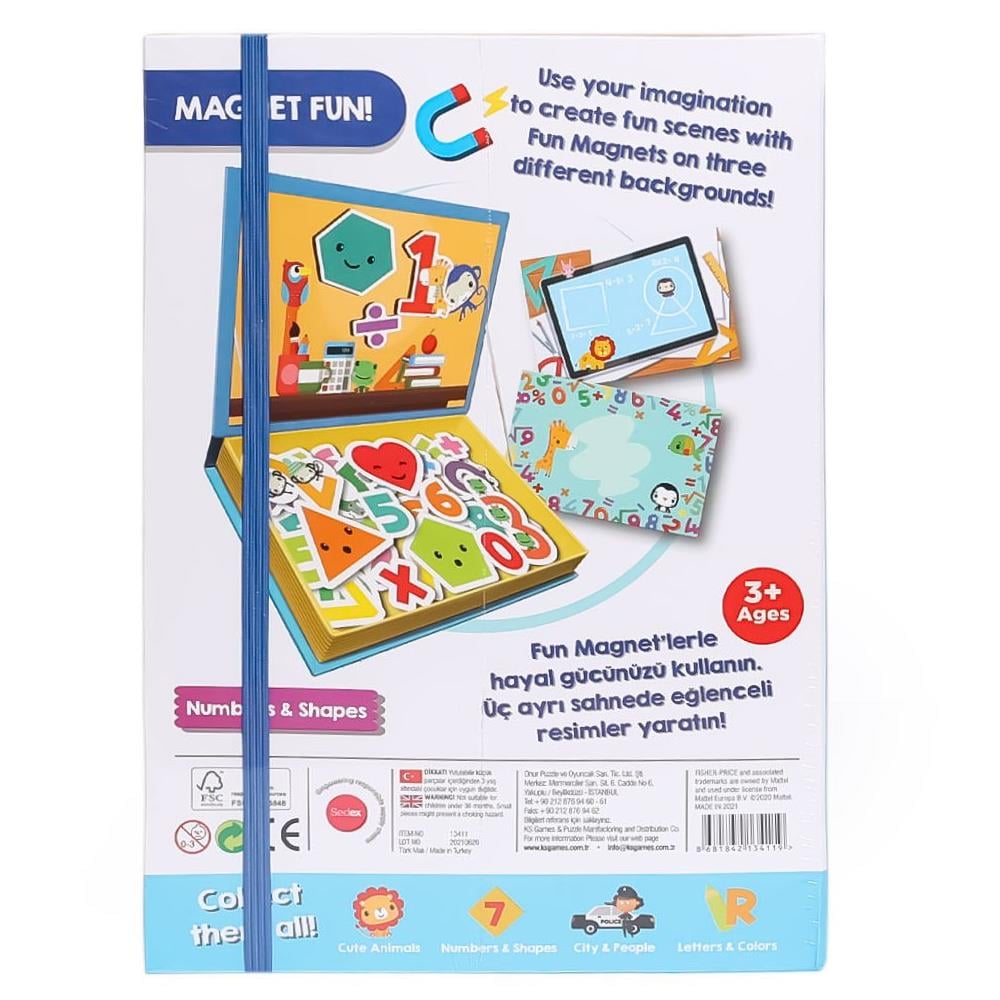 Fisher Price Baby Puzzle Numbers Shapes FP 13411