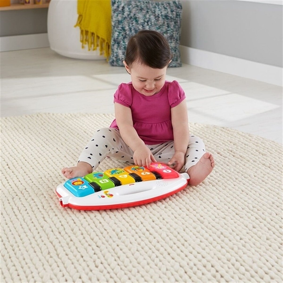Fisher Price Delüks Piyanolu Jimnastik Merkezi (Türkçe)