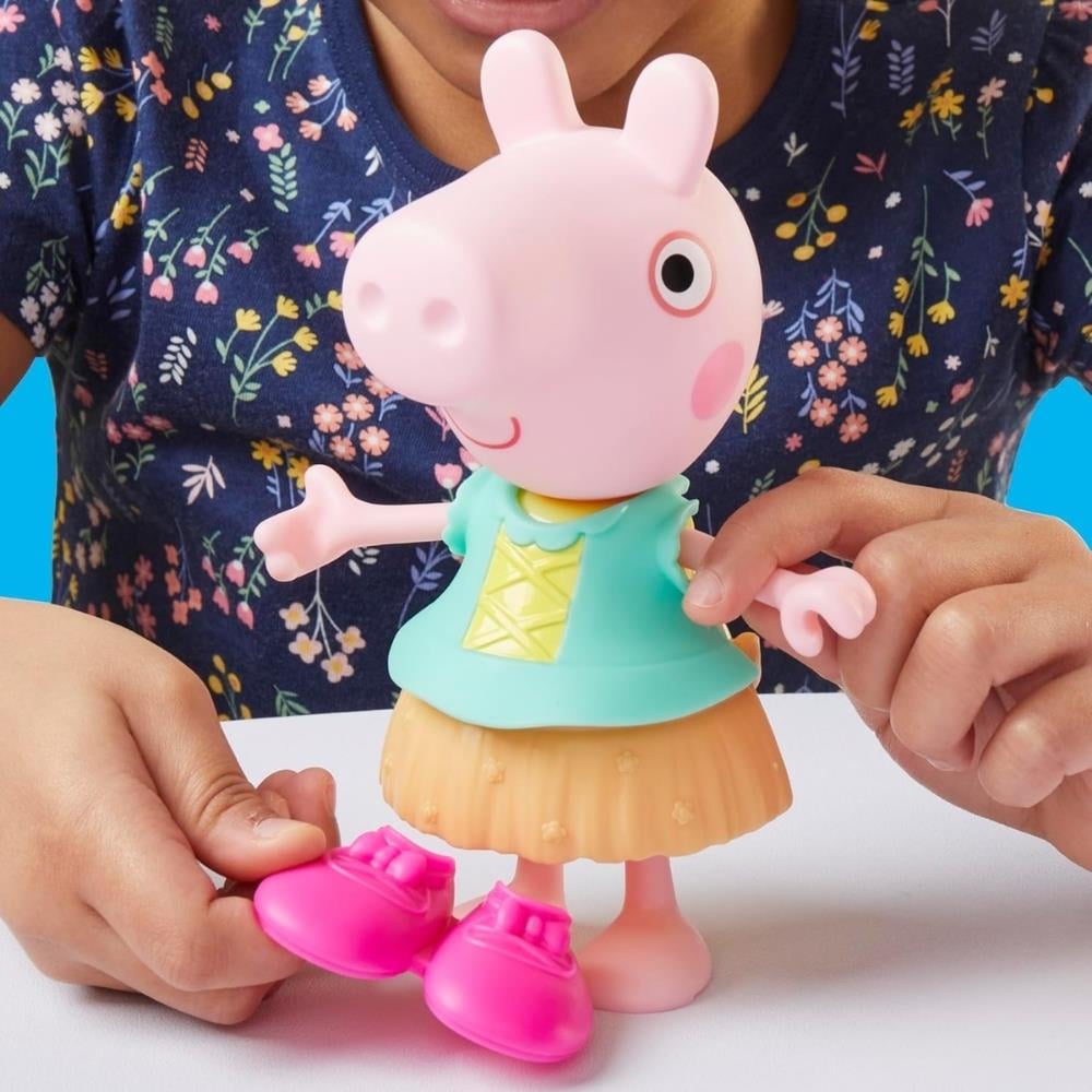 G1017 PEPPA PIG 6 FIGUR VE KIYAFET DOLABI