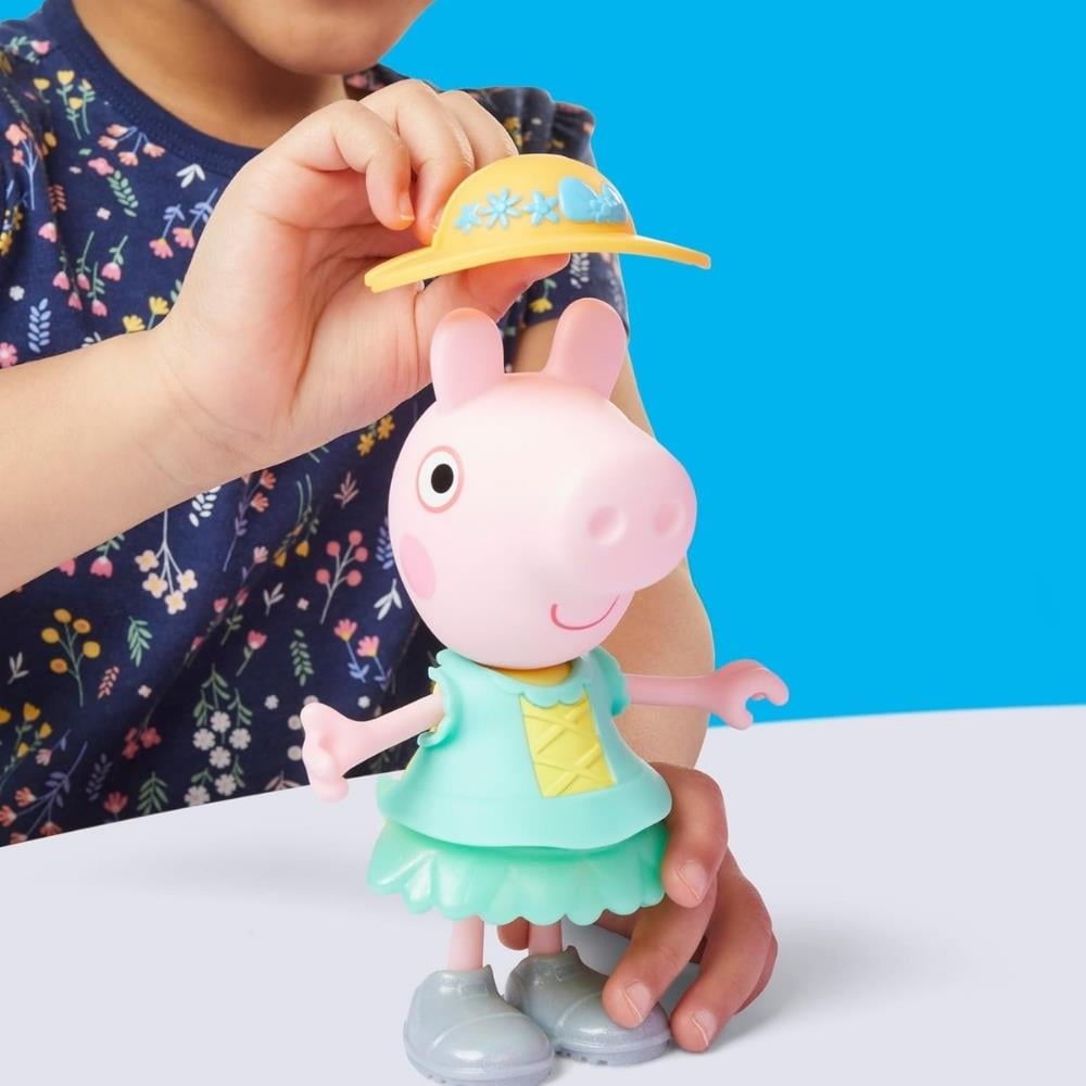 G1017 PEPPA PIG 6 FIGUR VE KIYAFET DOLABI