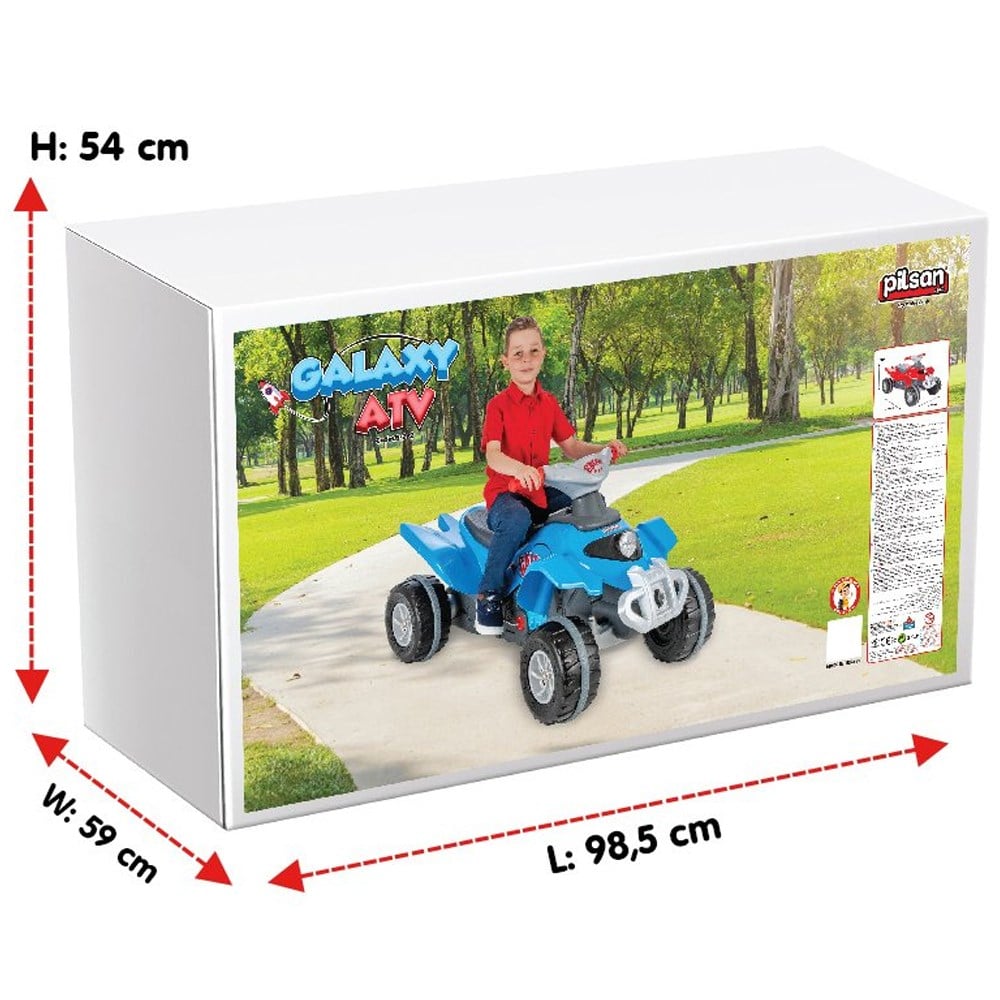 Galaxy Pedallı Atv Mavi