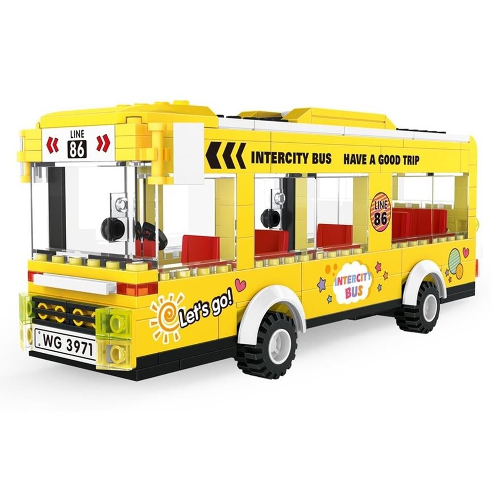 Galtoys Oyuncak Wange Lego 231 Parça Şehirlerarası Otobüs Gal-3971