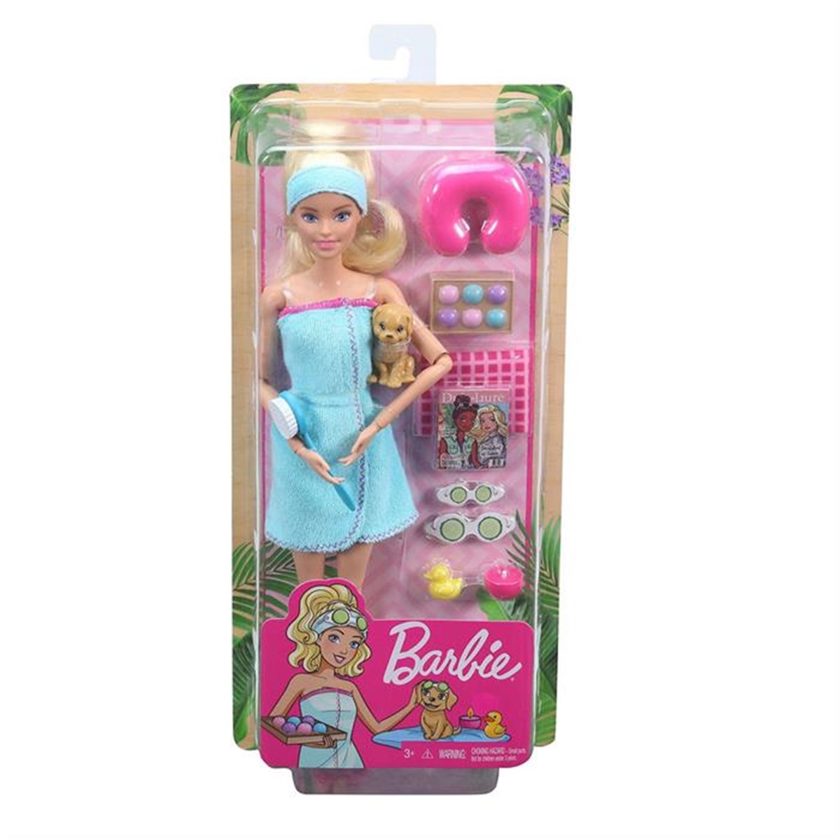 GKH73 BARBIE WELLNESS - BARBIE'NIN SPA GUNU BEBEKLERI