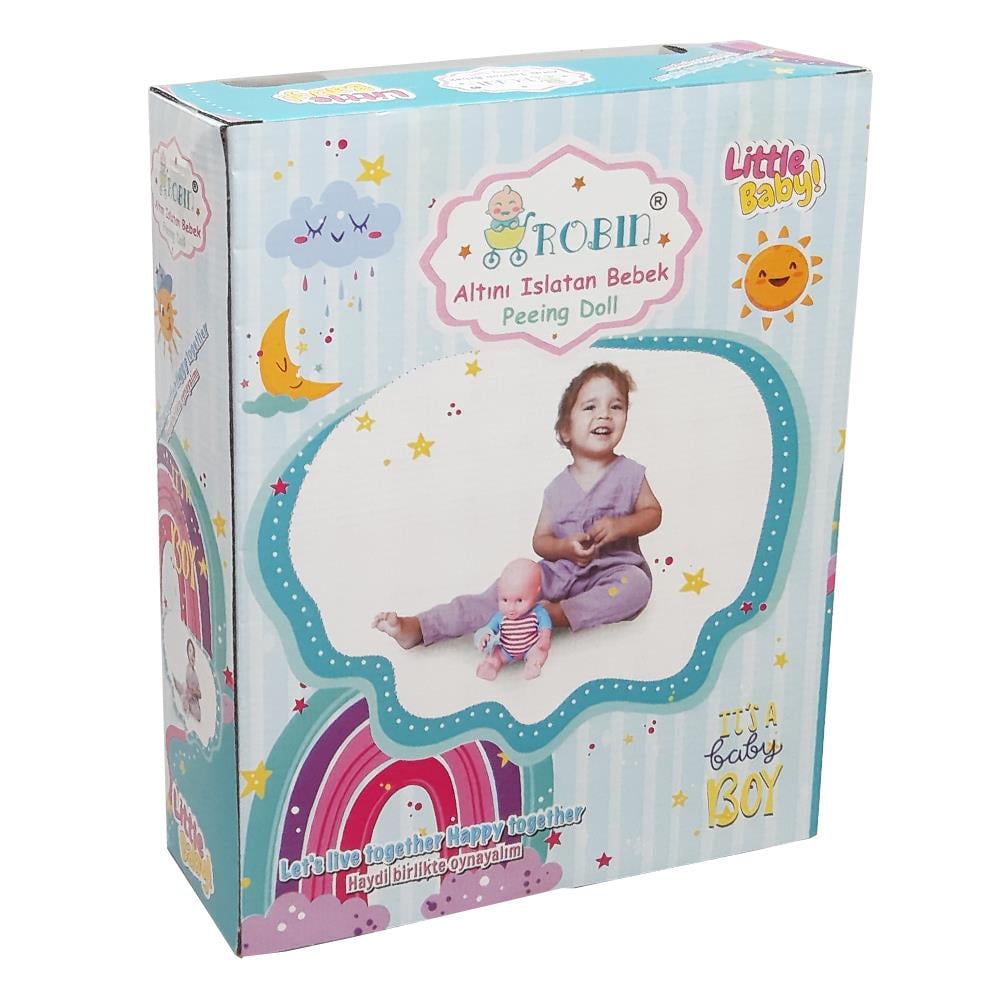 Global Oyuncak Altını Islatan Erkek Bebek 24 Cm GL100781