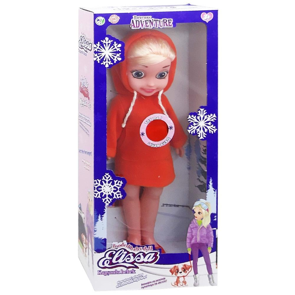 Global Oyuncak Elissa Kapşonlu Bebek GL100910