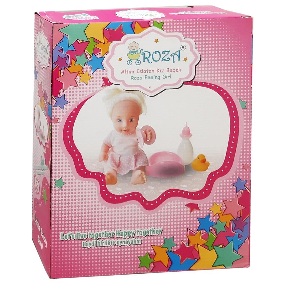Global Oyuncak Roza Altını Islatan Set 23 Cm GL100637