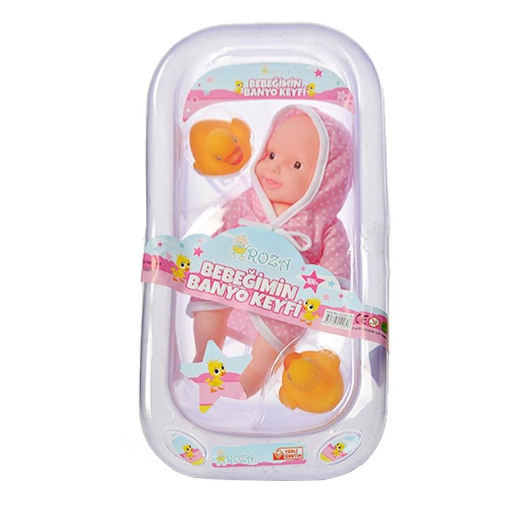 Global Oyuncak Roza Kuvetli Bebek 34 Cm GL100316