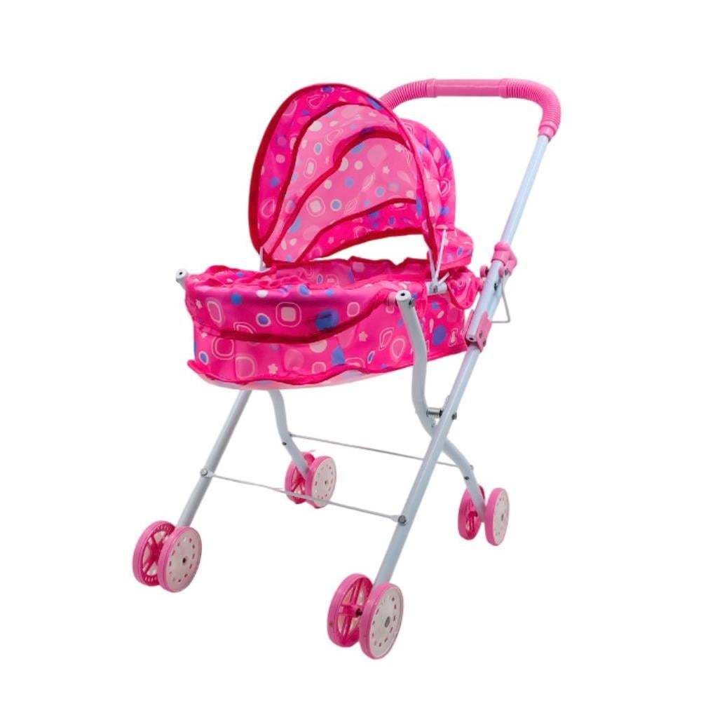 Global Oyuncak Roza Metal Beşikli Puset GL100880