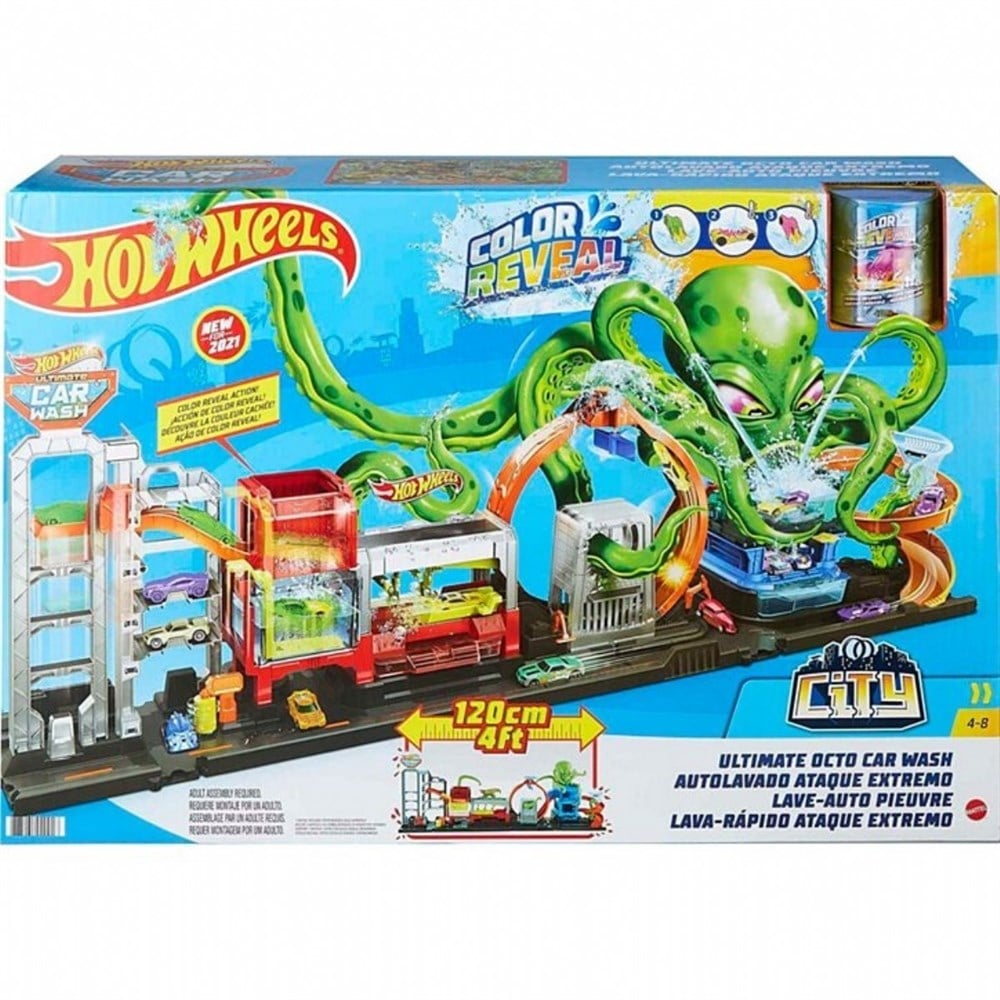 GTT96 HOT WHEELS DEV AHTAPOT ILE ARABA YIKAMA OYUN SETI