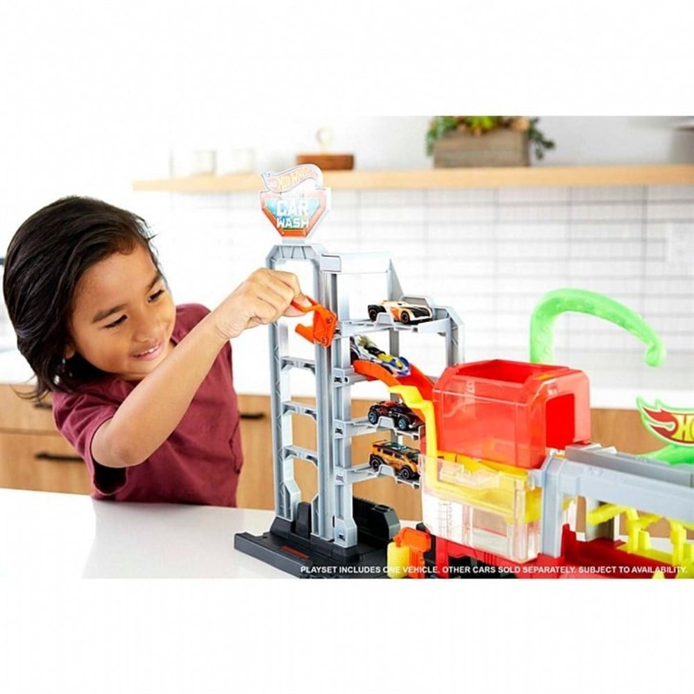GTT96 HOT WHEELS DEV AHTAPOT ILE ARABA YIKAMA OYUN SETI