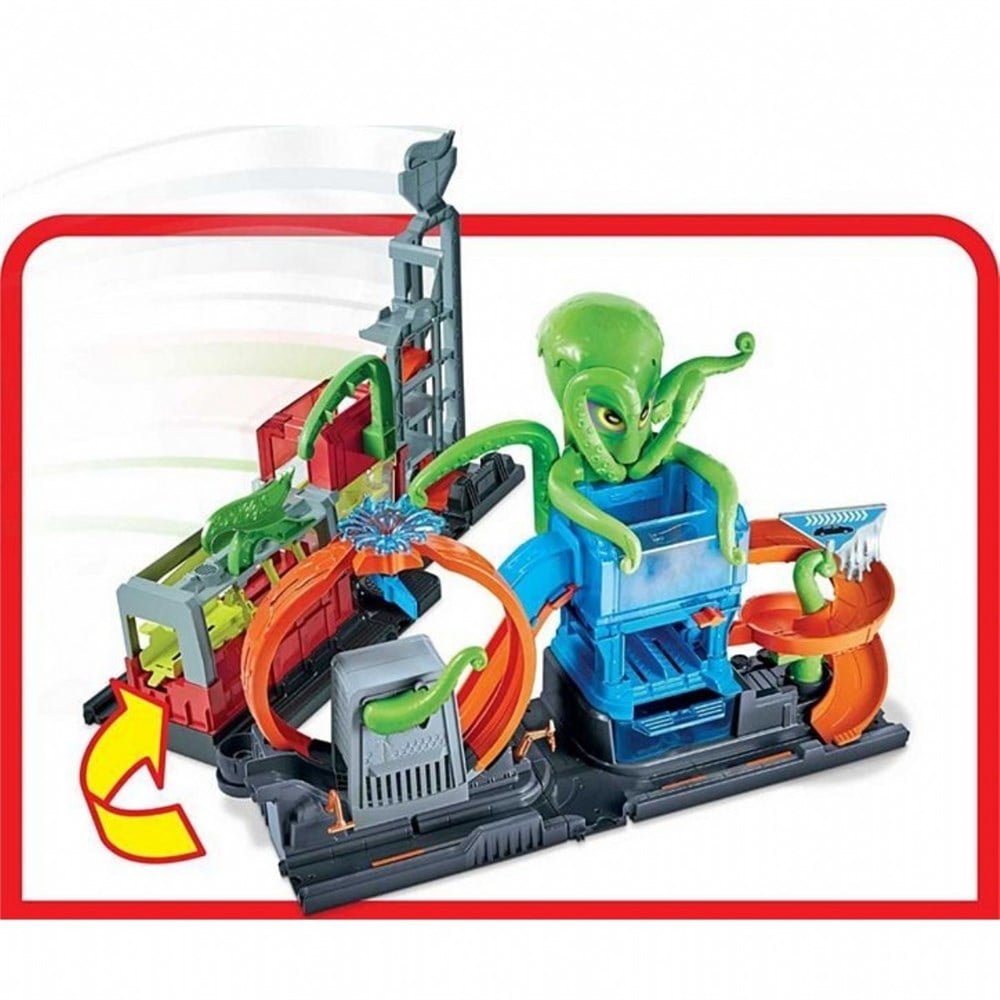 GTT96 HOT WHEELS DEV AHTAPOT ILE ARABA YIKAMA OYUN SETI