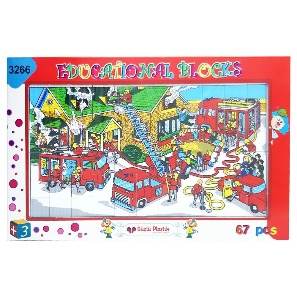 Güçlü Oyuncak Resimli Puzzle 67 Parça 3266
