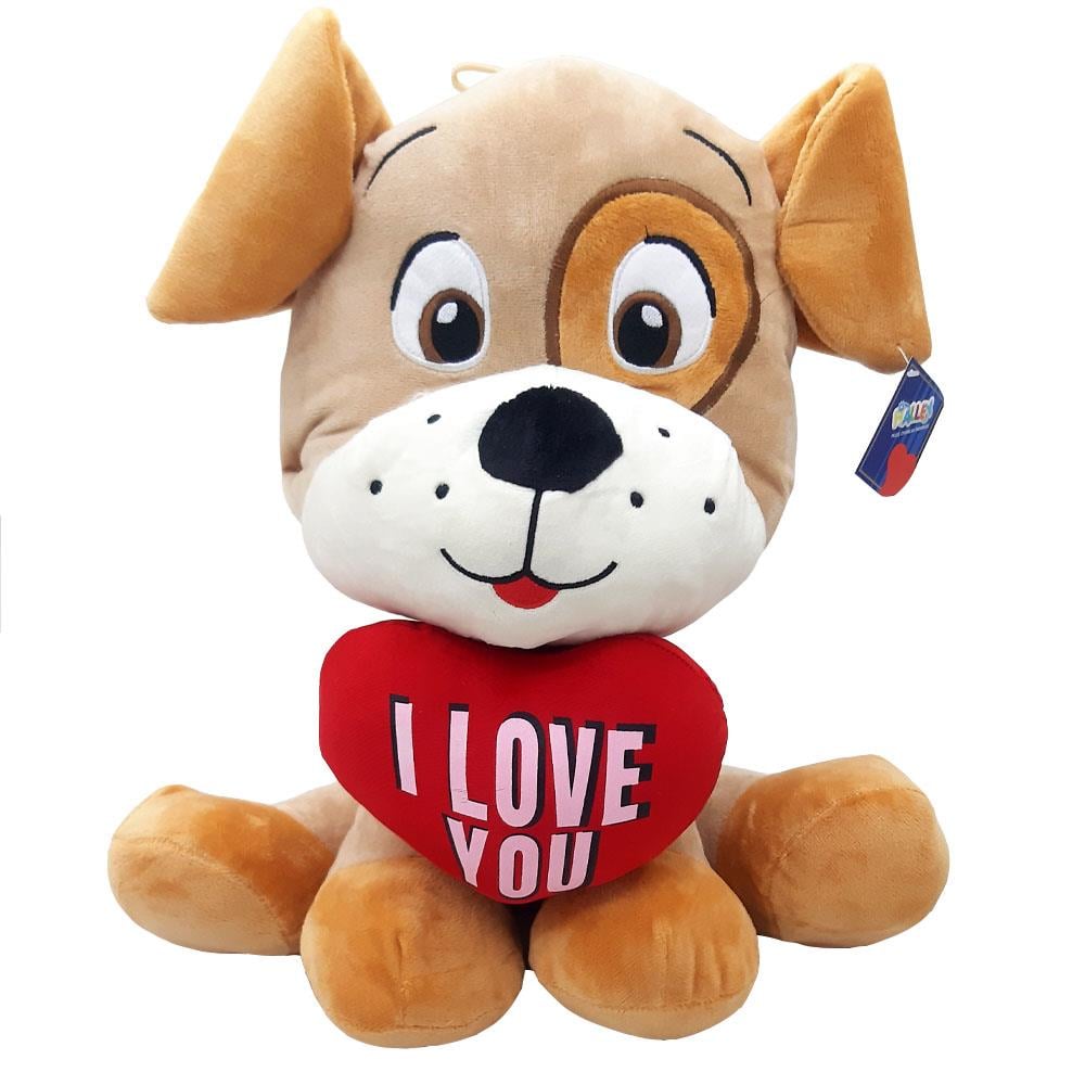Halley Oyuncak Peluş Kalpli Köpek 40 Cm PL62254