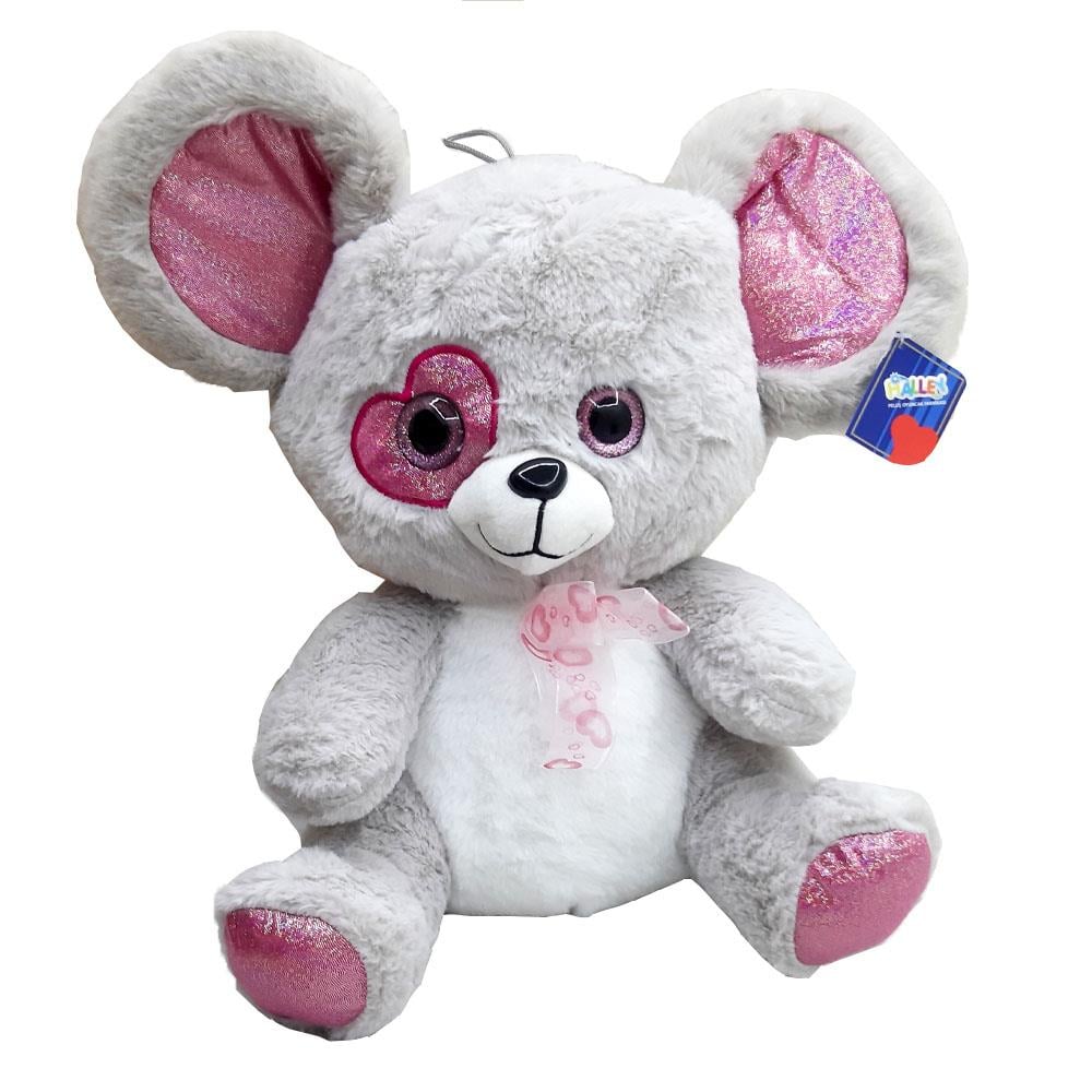 Halley Oyuncak Peluş Parlak Kalp Gözlü Asortiler PL62267 35 Cm