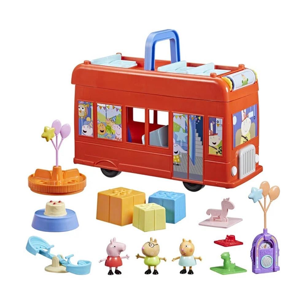 Hasbro Peppa Pig 2'si 1 Arada Parti Otobüsü F8881