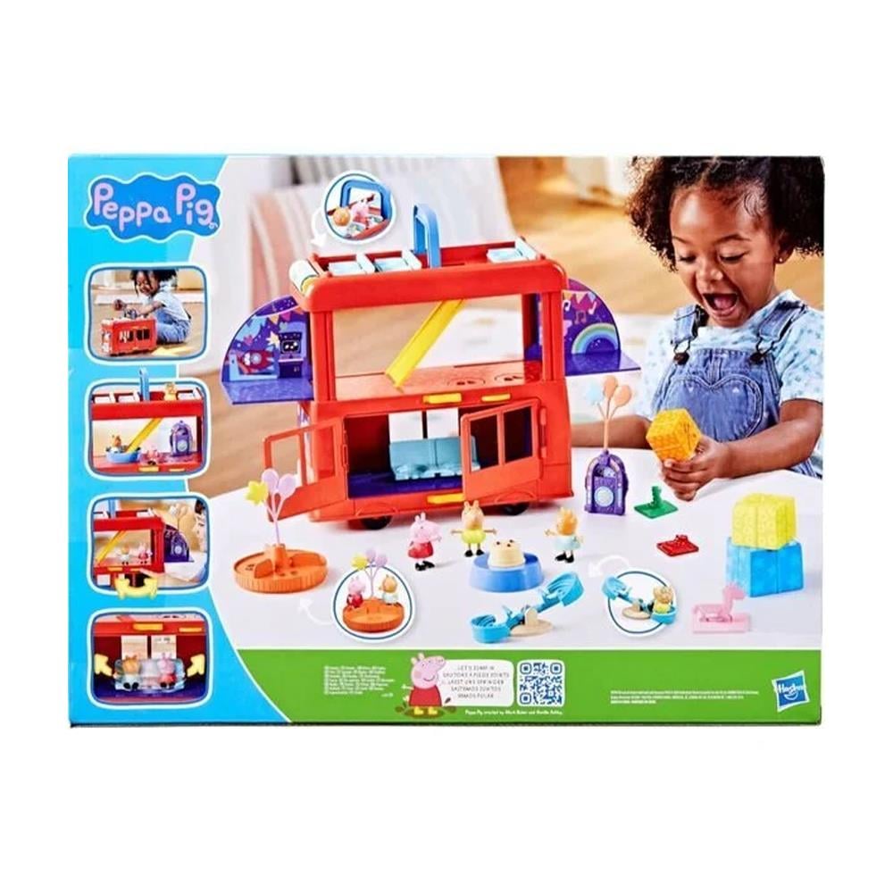 Hasbro Peppa Pig 2'si 1 Arada Parti Otobüsü F8881