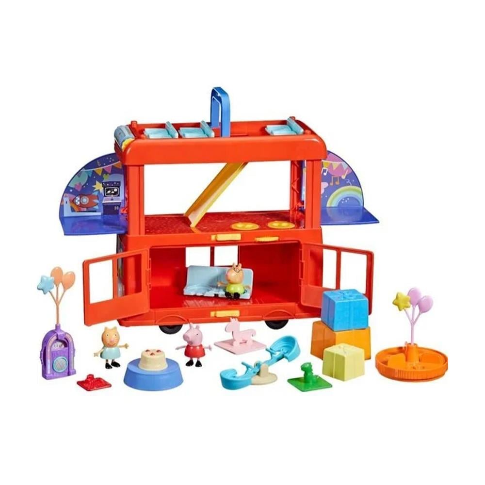 Hasbro Peppa Pig 2'si 1 Arada Parti Otobüsü F8881